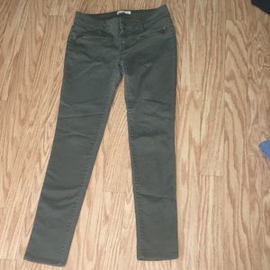 Olive green skinny jeans(for rosiee)